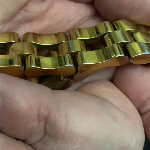 Gucci gold plated 2800L bicycle chain watch - Picture 11 of 14